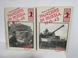 Panzers in Russia (1941-43)(1943-45) World War II Photo Album　(英語版洋書2冊セット)