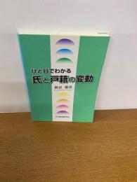 ひと目でわかる氏と戸籍の変動 