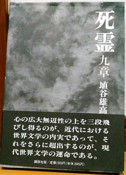 YP0820044 死霊　埴谷雄高　一章〜九章　全巻　箱付き 死霊（1）』（埴谷 雄高）｜講談社