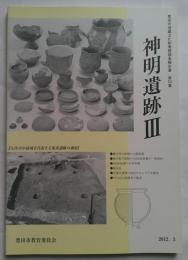 神明遺跡Ⅲ　豊田市埋蔵文化財発掘調査報告書　第50集