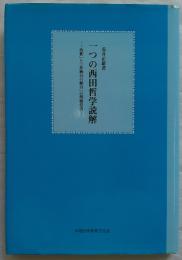 一つの西田哲学読解 「改釈」と「非統合の綜合」の問題覚書
