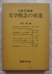 文学概念の変遷 ＜比較思想・文化叢書＞