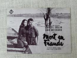 「濁流」　MORT EN FRAUDE　（映画プレスシート）1957年フランス・シネマ大賞第二位　仏アンテルモンティア作品