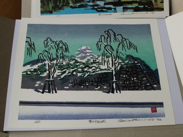 昼寝／橋本興家 (木版画) 木版画 橋本興家 「昼寝」 商品番号34111103- 絵のある暮らし