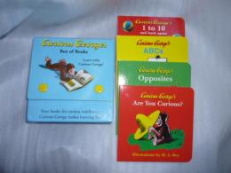 英語 絵本　おさるのジョージ　Curious George's Box of Books　BOX入り　　4冊　洋書