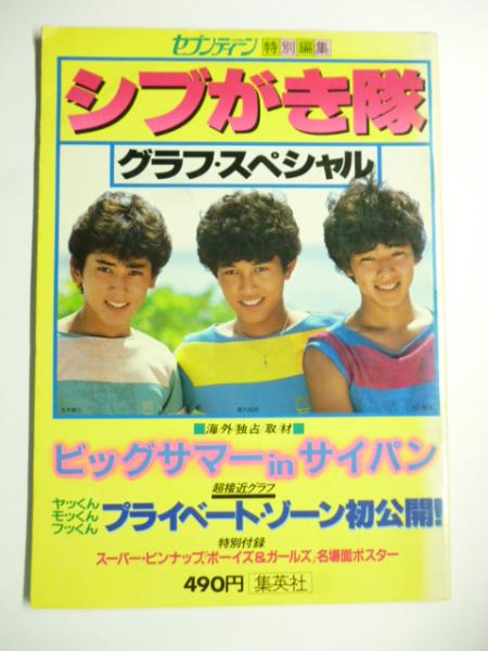 シブがき隊 グラフ・スペシャル セブンティーン特別編集(シブ
