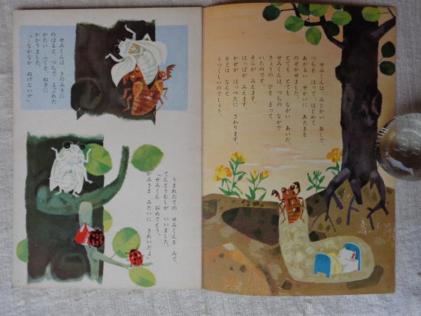 ひかりのくに 昭和40年8月号 「せみくんの うた」水野二郎(絵