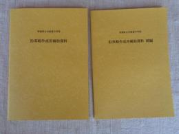 茨城県立水海道中学校沿革略作成用補助資料