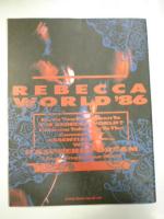 【コンサート ツアー パンフ】　レベッカ　REBECCA WORLD '86 「ESSENTIAL」　1986