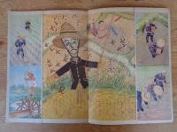 幼児の生活指導 「ひかりのくに」昭和30年11月号(第10巻第11号　「おひゃくしょうさん」水沢 泱(画)　裏表紙「クリちゃん」ねもとすすむ