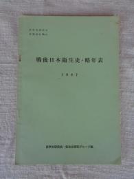 戦後日本衛生史・略年表