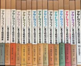 アサヒグラフに見る昭和の世相　昭和元年～昭和３５年　全13冊＋昭和前史大正元年～13年全2冊　合計15冊