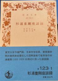 杉浦重剛座談録 岩波文庫