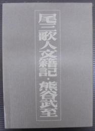 尾三歌人文籍記