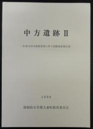 中方遺跡　佐束川河川改修事業に伴う発掘調査報告書