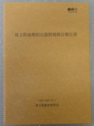 埼玉県前期旧石器問題検討報告書