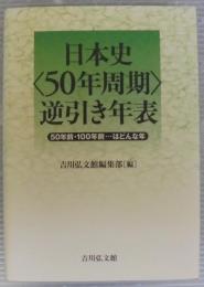 日本史〈50年周期〉逆引き年表 : 50年前・100年前…はどんな年