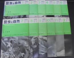 昆虫と自然　1973 Vol.8 No.1～12　計12冊