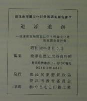 道添遺跡 : 焼津郵便局建設に伴う埋蔵文化財発掘調査報告書