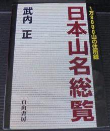 日本山名総覧 : 1万8000山の住所録