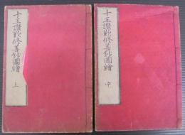 十王讃歎修善鈔図絵　上・中　2冊