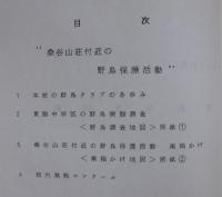 桑谷山荘付近の野鳥保護活動