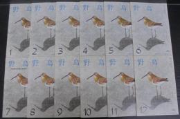 野鳥　1975年　第40巻第1号（通巻340号）～第12号（通巻351号）　計12冊