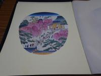 名古屋名所団扇絵　木版画十二景