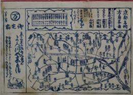 京都名所方角略図