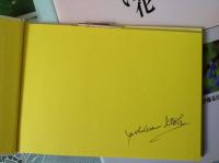 赤い花/白い花/紫の花/花黄色い花  4冊  写真集 サイン入り
