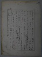 木下半治自筆草稿「フランスのファシズム」