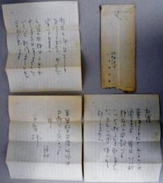 丹羽文雄書簡　平野止夫宛（「責任をもたされることは困ります　要はいい材料だけの問題です・・・」）