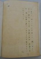 長与善郎 自筆草稿「悲劇と喜劇」（「不同調」欄用/・・・最近武者小路の「愛慾」があの通りの評判になったのは・・・）