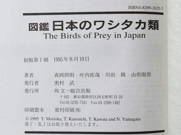 図鑑 日本のワシタカ類文一総合出版 絶版
