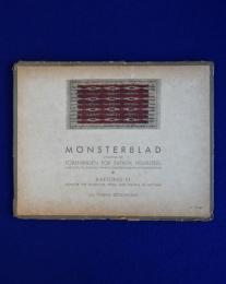 Mönsterblad : Kartong 10 スウェーデン織物図案集