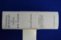 Universal Dictionary of Violin & Bow Makers バイオリン