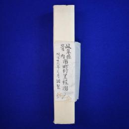 岐阜縣管内市町村里程圖