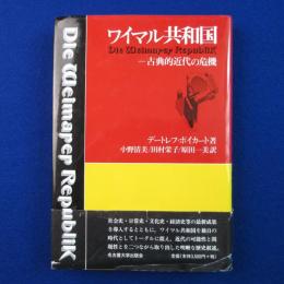ワイマル共和国 : 古典的近代の危機
