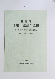 音更町　十勝川温泉1遺跡　2002