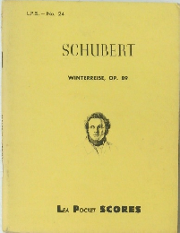 SCHUBERT WINTERREISE, OP. 89