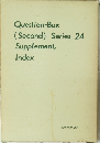 Question-Box (Second) Series 24 Supplement, Index