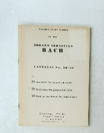 JOHANN SEBASTIAN BACH　CANTATAS No. 38-40