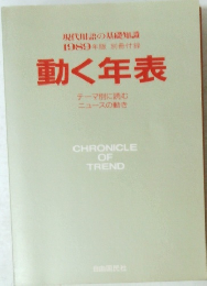 現代用語の基礎知識1989年版別冊付録　動く年表