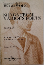 SONGS FROM VARIOUS POETS VOLUME ONE