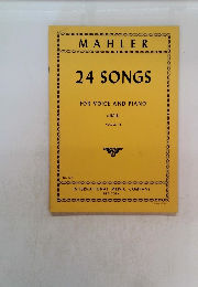 MAHLER 24 SONGS FOR VOICE AND PIANO　Vol.3