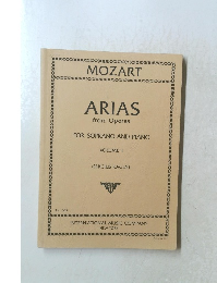 MOZART ARIAS from Operas FOR SOPRANO AND PIANO