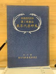 支那歴代年表