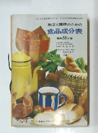 献立と調理のための 食品成分表
