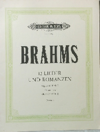 BRAHMS 12 LIEDER UND ROMANZEN