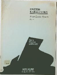 DMITRI　KABALEVSKY　Four Little Pieces Op. 14
